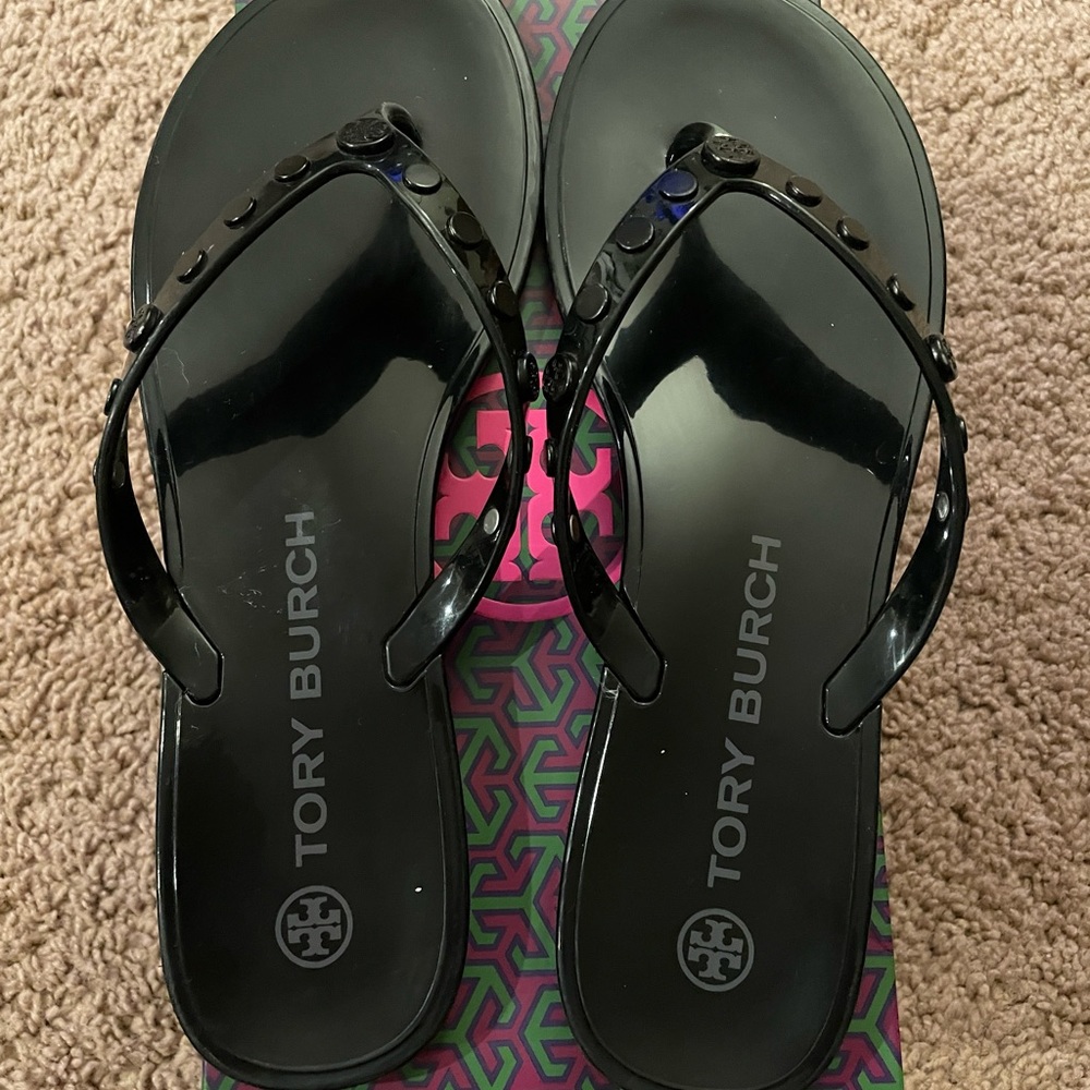 **SOLD** Tory Burch Studded Jelly Sandals Size 8